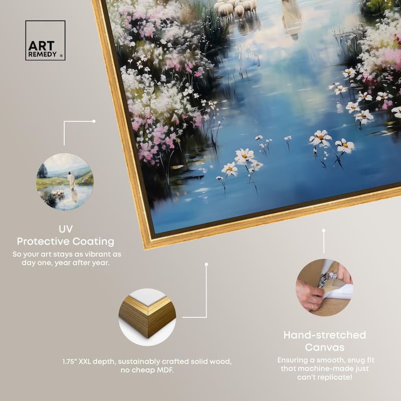 Caretaker's Calm Crossing I Canvas by Art Remedy