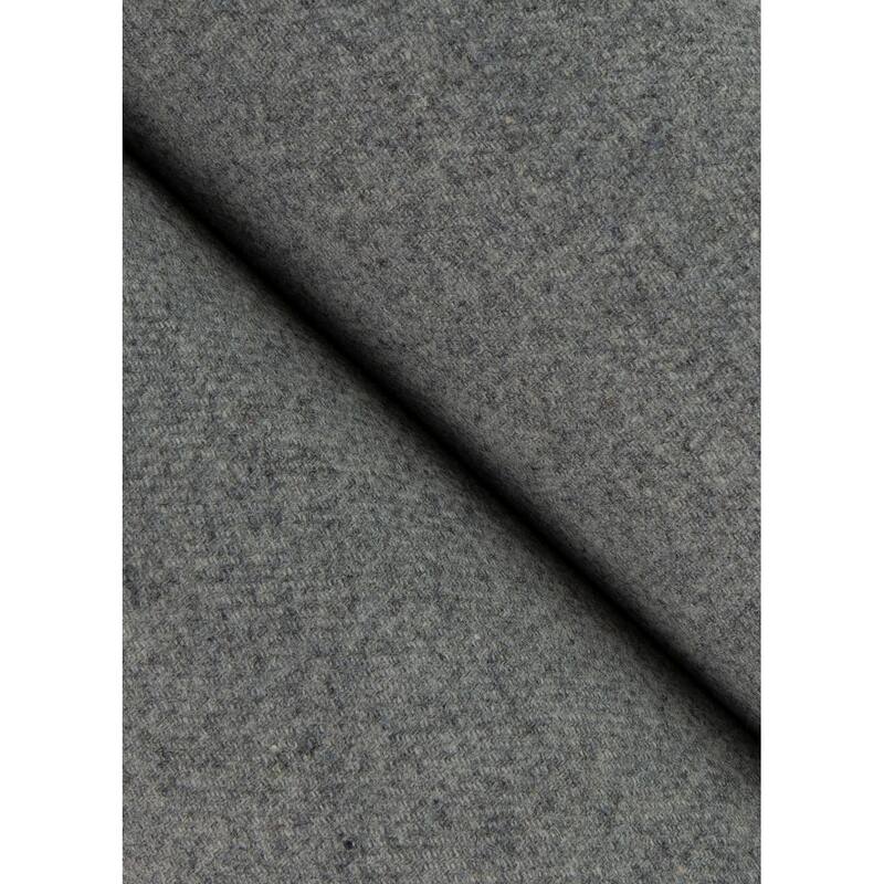 A-Street Prints Jia Light Grey Wool Wallpaper