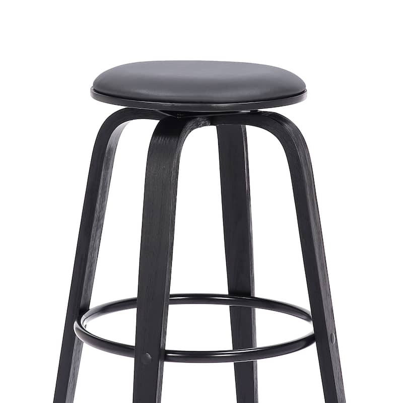 Harbor Upholstered Backless Swivel Bar/Counter Stool