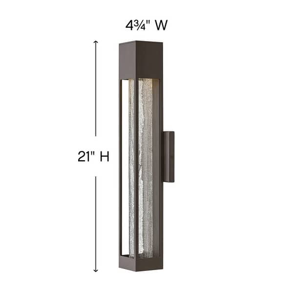 slide 2 of 3, Hinkley Lighting Vapor Single Light 21" Tall Outdoor Wall Sconce with Bronze
