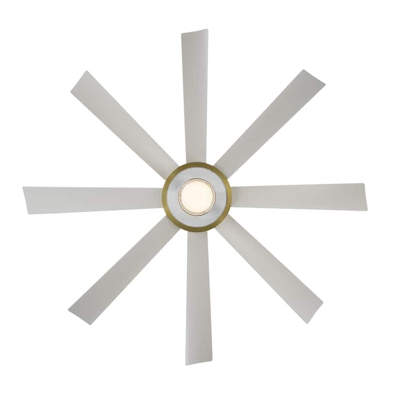 Aura Indoor or Outdoor 8-Blade 60in Smart Ceiling Fan - 60