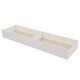 preview thumbnail 8 of 29, Twin Over Full/Twin Bunk Bed with Storage Shelves & Drawers, Wood Bunk Bed Frame with Safety Guardrails, Convertible Bottom Bed