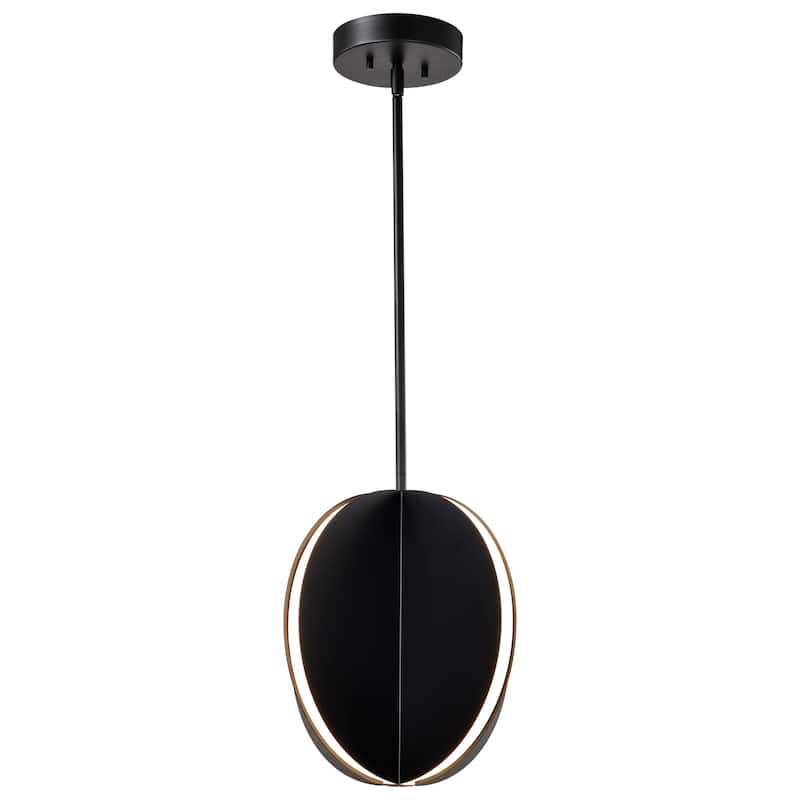 Blaine 13 Inch LED Pendant Matte Black Acrylic Lens - Matte Black