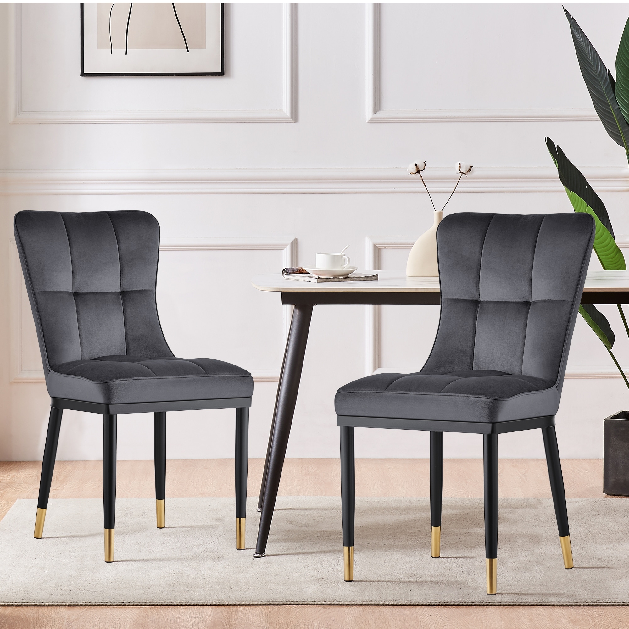 Checked best sale dining chairs