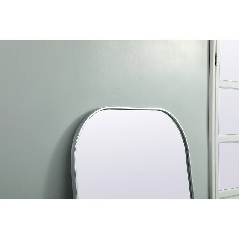 Indigo Home Metal Frame Arch Full Length Mirror 35x72 Inch
