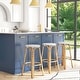 preview thumbnail 49 of 89, Tobias Rattan Round Bar Stool