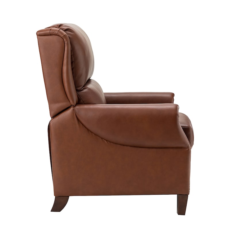 Alicia 32.68" Wide Genuine Leather Manual Recliner