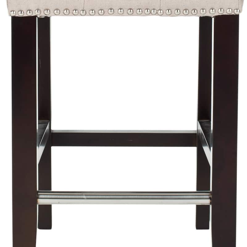 SAFAVIEH Lashunda 24-inch Counter Stool - 16.7" W x 20.1" L x 34.4" H - 17Wx20Dx34H
