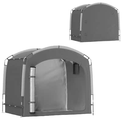 Oxford Bike Tent with Waterproof UV Protection and Pockets - 86.6" L x 59.1" W x 76.8" H