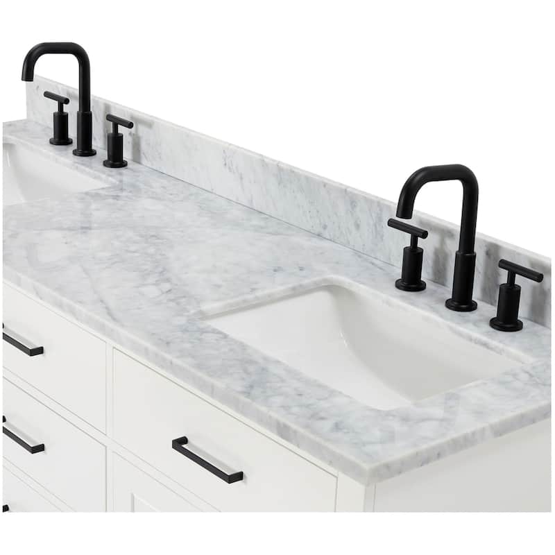 Ariel T067DCW2RVO Hepburn 67" Free Standing Double Rectangular Basin
