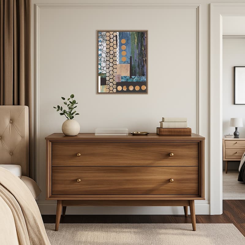 Mashup No. 2 by Natalie Avondet Framed Canvas Wall Art Print