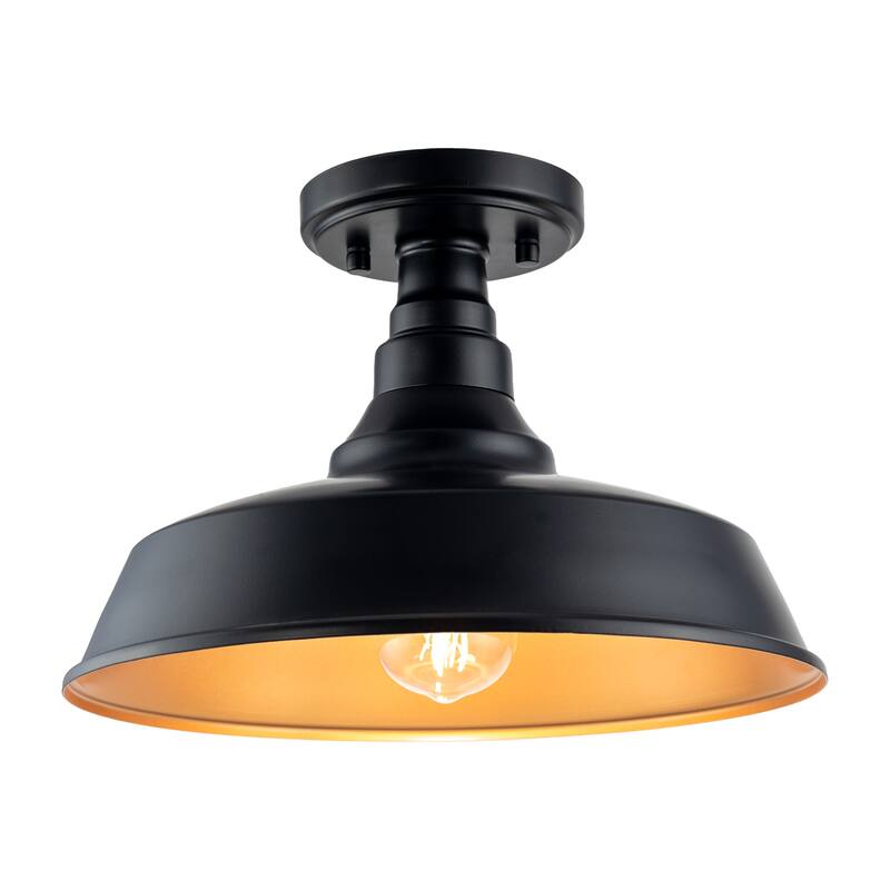 Chloe Transitional 1-light Dark Bronze Flush Mount(2 pack) - φ12"x8.28"