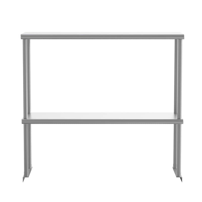 Commercial Grade NSF Certified Stainless Steel Metal Kitchen Double Overshelf