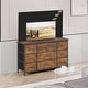preview thumbnail 17 of 42, 55 Inch TV Stand 10 Drawer TV Dresser with Charging Station