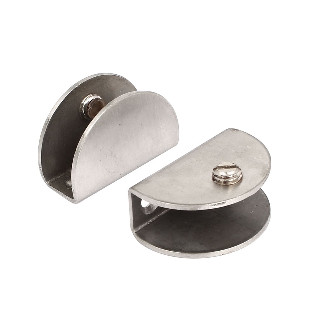 Stainless Steel 11mm Thick Glass Shelf Clip Clamp Support Bracket Holder