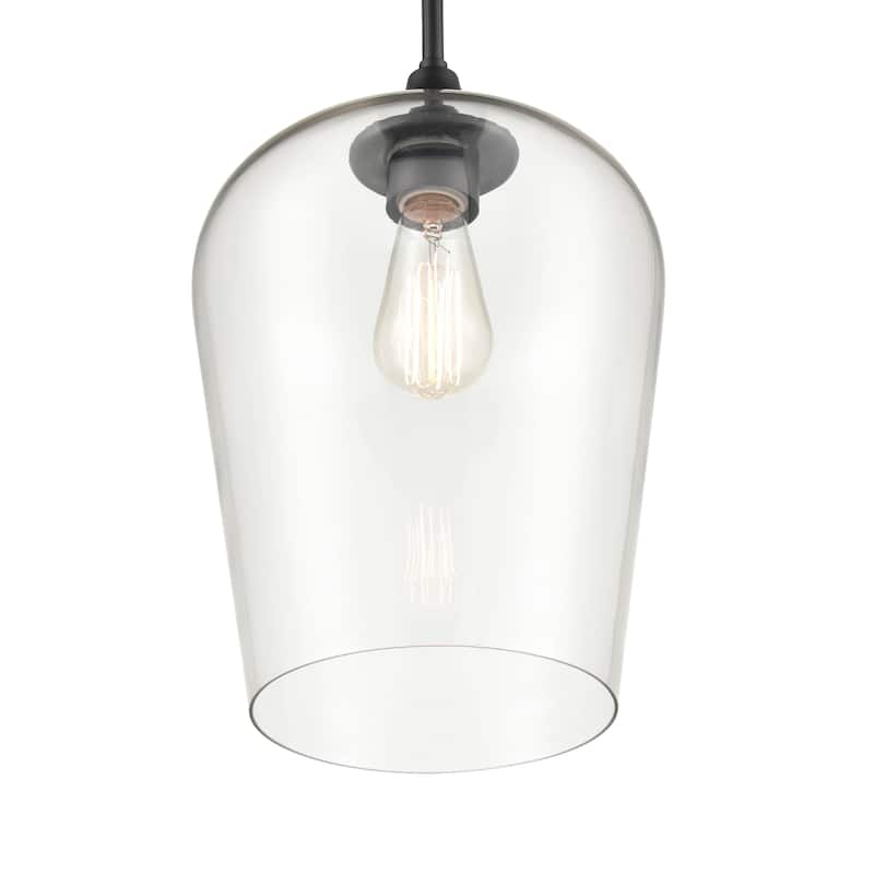 Millennium Lighting Ashford 1 Light Mini-Pendant in Multiple Finishes with a Clear Glass Shade