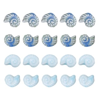 Sea Snail Shell Porcelain Beads - Bed Bath & Beyond - 43582636