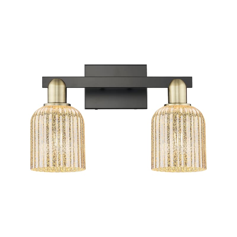 Innovations Lighting Downtown Urban - Bridal Veil - 2 Light 16" Bath Vanity Ligh