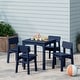 preview thumbnail 30 of 68, Garden Party Kids Outdoor 5-Pieces Dining Set