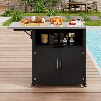 Versatile Outdoor Cabinet Matte Black