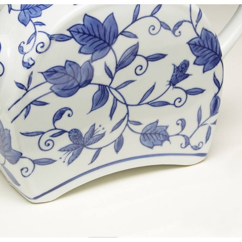 Aa Importing 59786 Blue And White Teapot - 7 X 10 X 2.75 inches