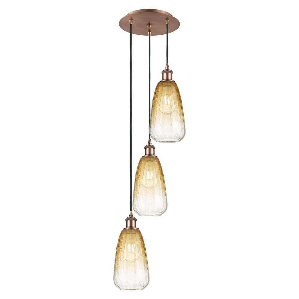 Innovations Lighting Endless Possibilities Ballston - Brookhaven Almond - 3 Light 13" Cord Hung Multi Pendant