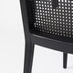 preview thumbnail 21 of 21, Clara Cream Fabric Seat with Cane Back and Light Brown Solid Wood Frame Dining Chair