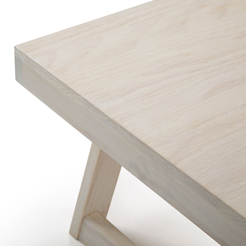 Plank and Beam Classic Rectangular Trestle Leg Coffee Table - 40"