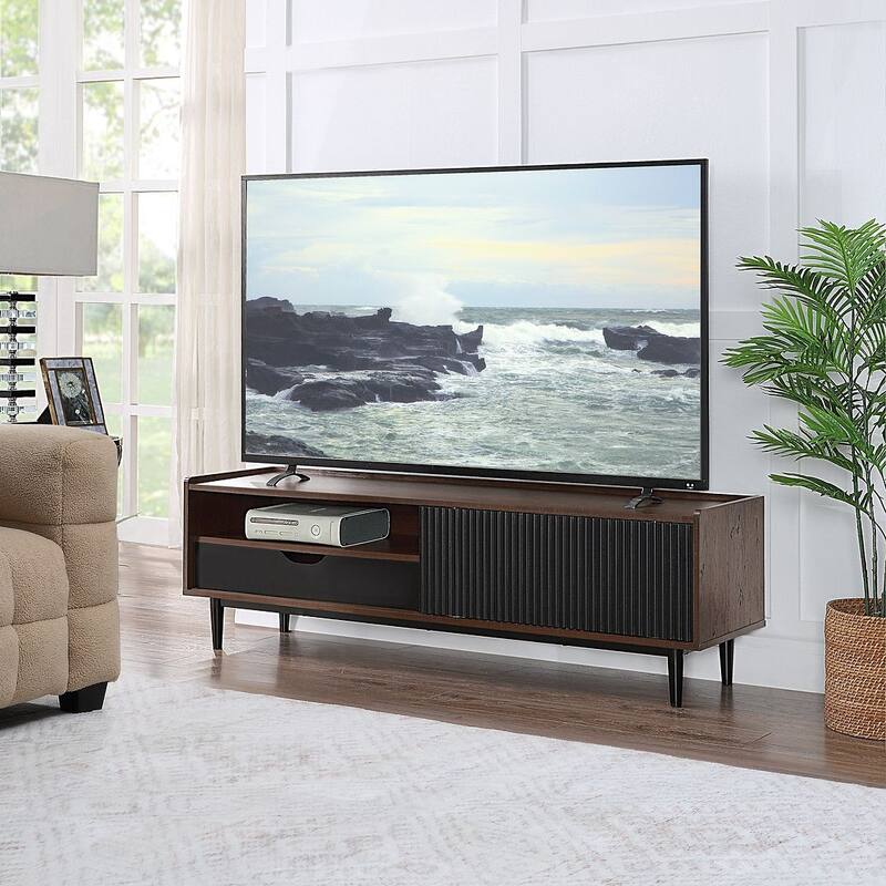 Manhattan Comfort Duane Modern Ribbed 4 Piece Living Room Table Set