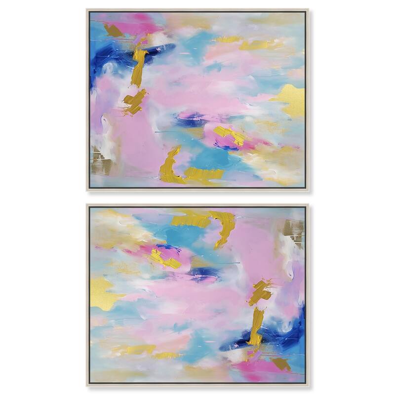 Burnished Memory Canvas by Art Remedy - 20" x 30" - Silver