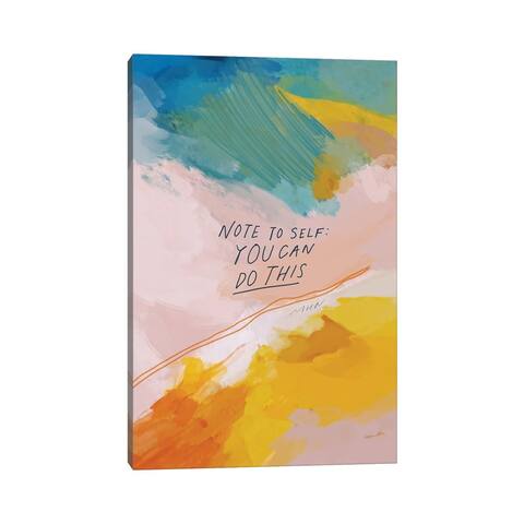 iCanvas "Note To Self - You Can Do This" by Morgan Harper Nichols Canvas Print
