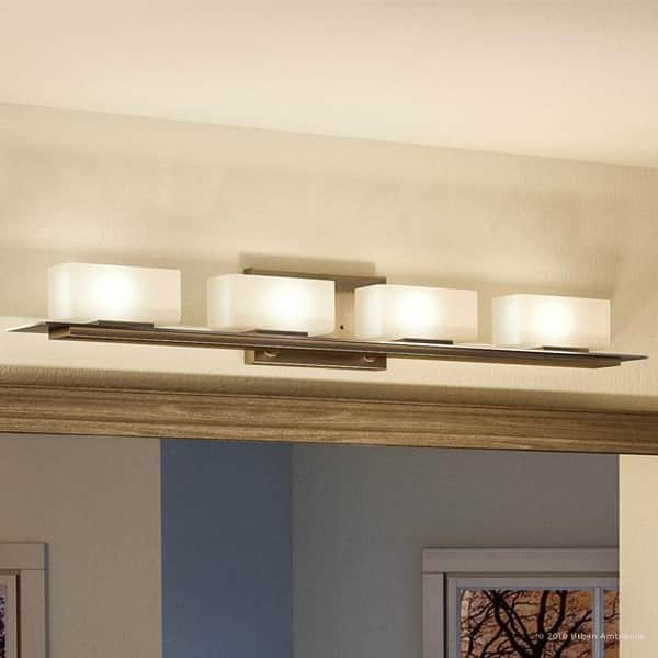 Shop Luxury Contemporary Bathroom Vanity Light 4 5 H X 32 W With