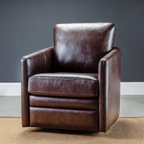 Terrance Swivel Chair with Iron Base