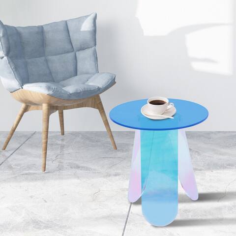 Creative Acrylic Side Tables Round End Table