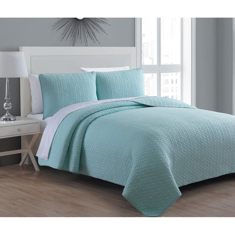 Copper Grove Avon Quilt Set - Seafoam - Twin
