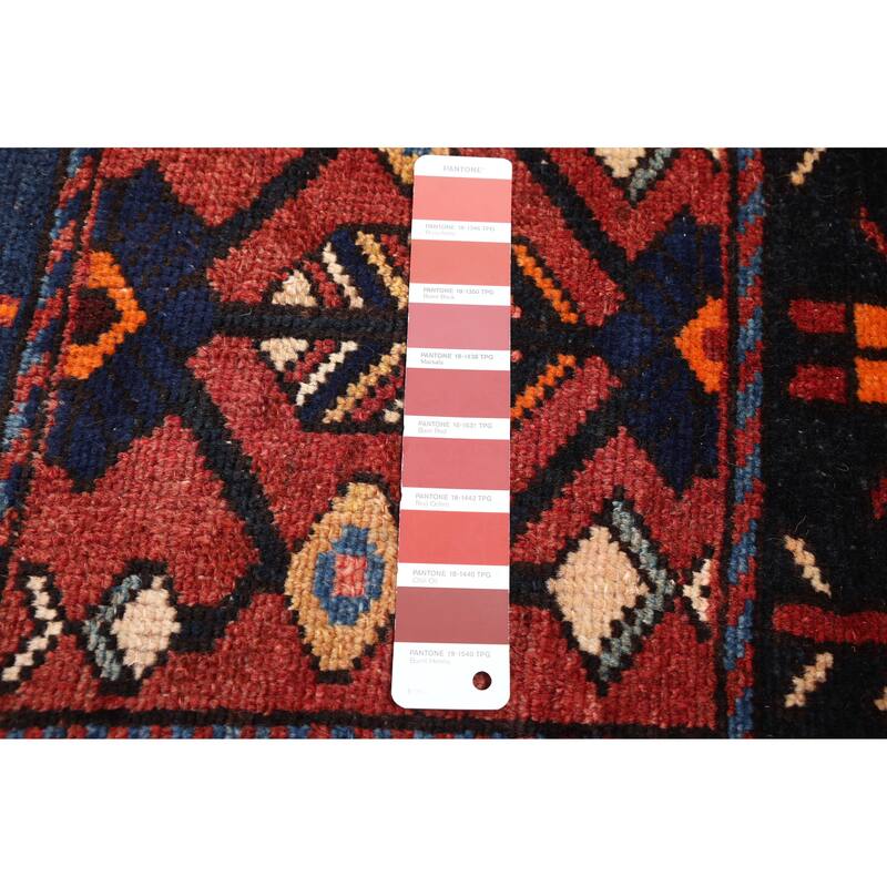 ECARPETGALLERY Hand-knotted Kayseri Vintage Red Wool Rug - 4'7 x 9'9