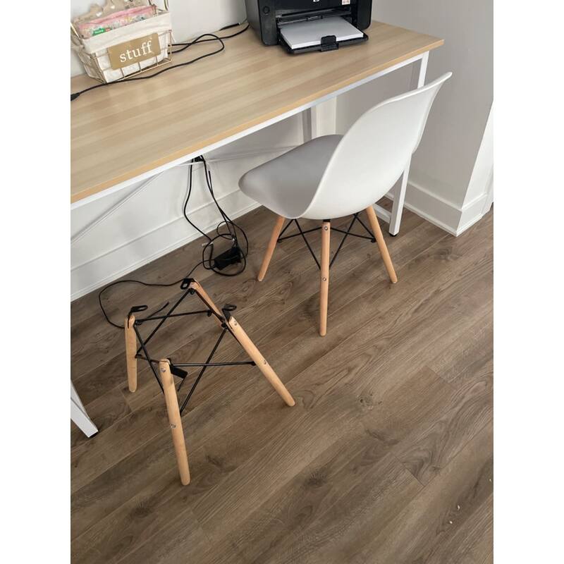 Modern Eiffel Dining Chair in Wood Base (Set of 4)