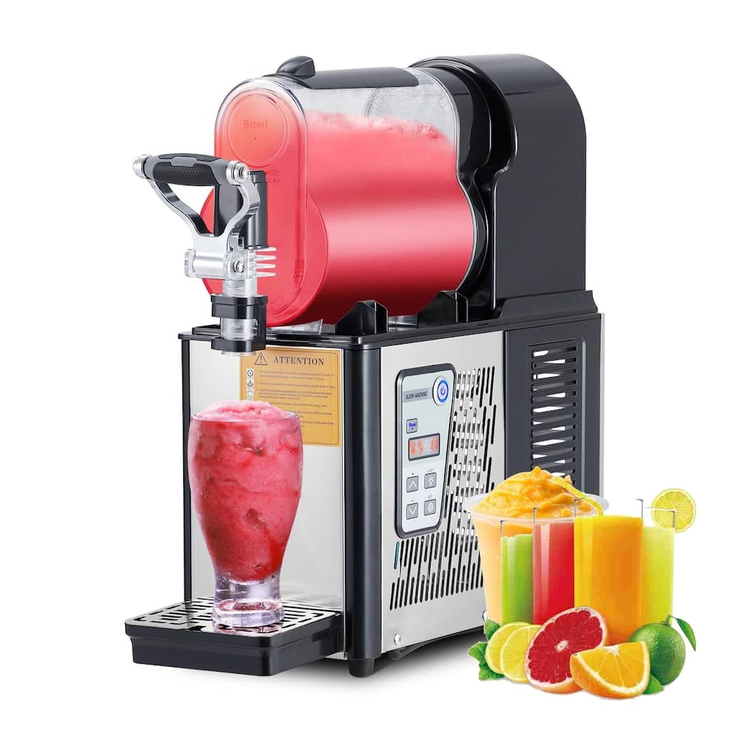 Commercial Slushy Machine, 3L Tank, Self-Cleaning, for Frozen Drinks, Snow Melting