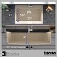 preview thumbnail 43 of 52, Karran Top Mount 33 in. Large Single Bowl Quartz Workstation Kitchen Sink