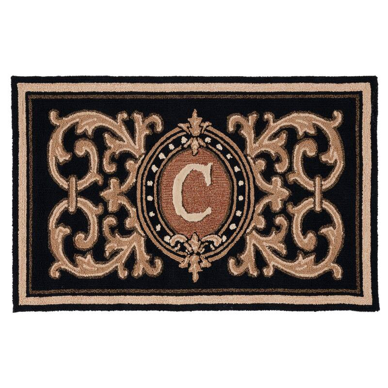 SAFAVIEH Handmade Monogram Bruneta Casual Rug