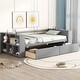 preview thumbnail 2 of 27, Double sofa bed with shelves and drawers