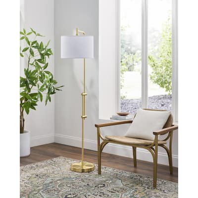 Livabliss Naiper Modern Task Floor Lamp - 64"H x 22"W x 14"D