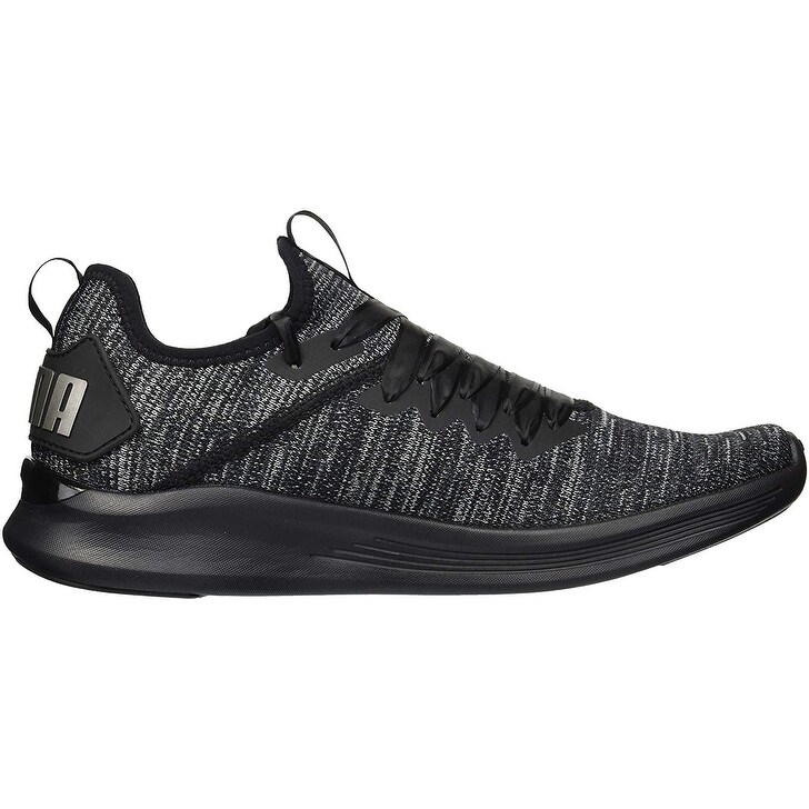 puma ignite flash evoknit in black