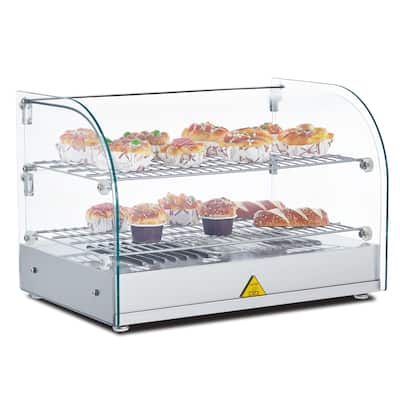 22 Inch 2-Tier Commercial Food Warmer, 1.5 cu. ft.