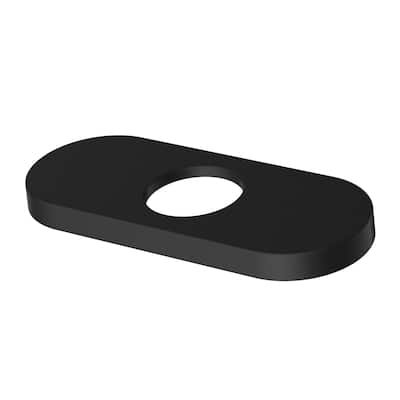 VIGO 5.5" L Bathroom Deck Plate in Matte Black