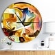 preview thumbnail 7 of 8, Designart 'Way of Inner Paint' Oversized Modern Wall CLock 23 in. wide x 23 in. high
