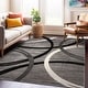 preview thumbnail 10 of 26, World Rug Gallery Contemporary Abstract Circles Design Area Rug
