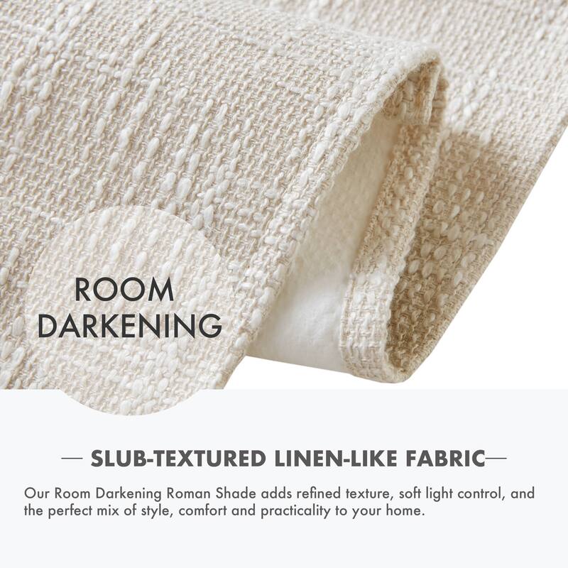 Madison Park Quincy Room Darkening Cordless Roman Shade