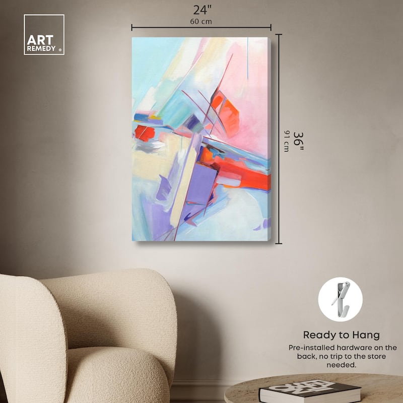 Give Joy II Canvas by Art Remedy, Gallery Wrapped