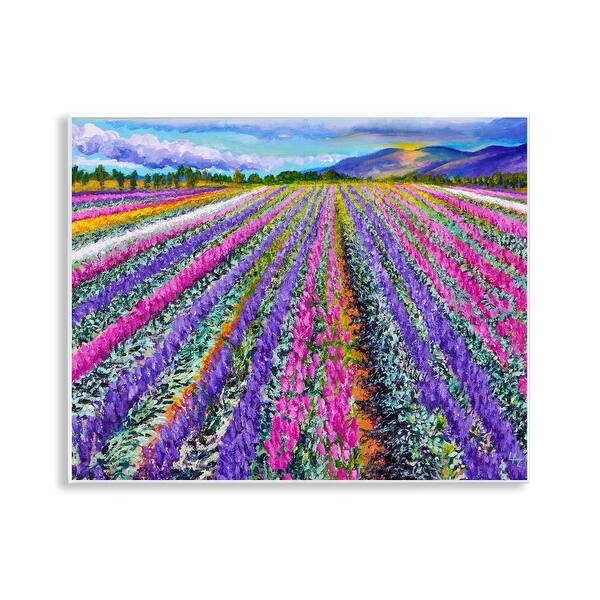 Stupell Fragrant Lavender Farm Wall Plaque Design by Lee Ann Zirbes ...